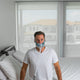 Front view of man wearing the Evora Full Face mask.