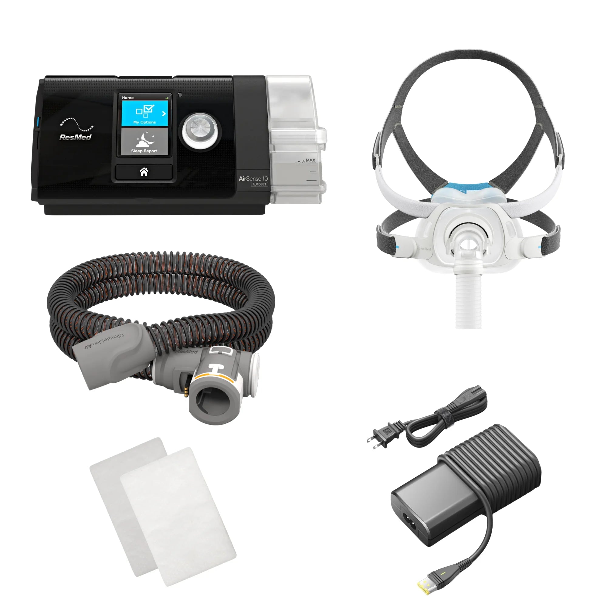 AirSense 10 AutoSet Bundle with AirFit F40 Full Face Mask – Sleeplay