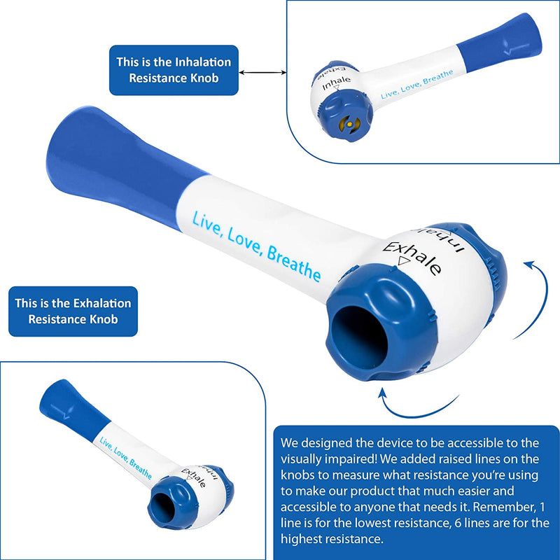 How to use live love breathe lung exerciser.