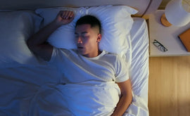 Men snoring 