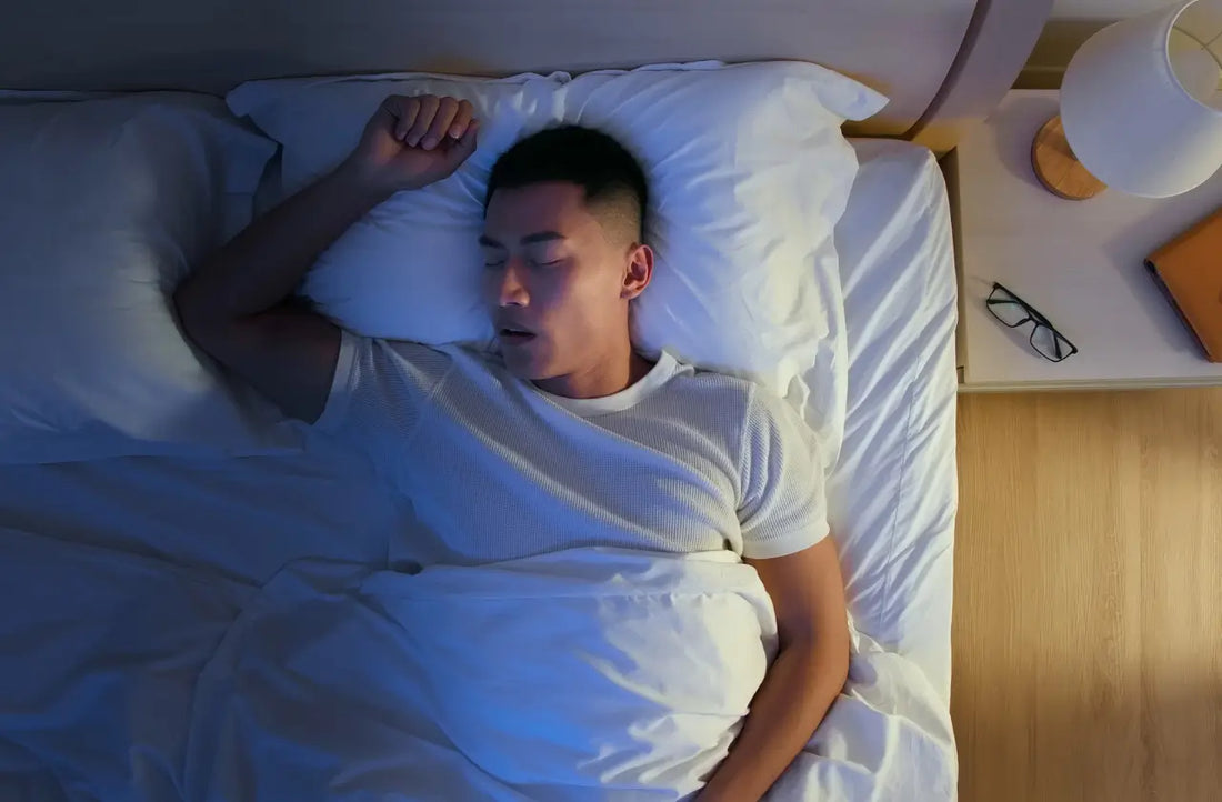 Men snoring 
