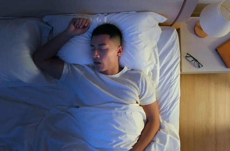 Men snoring 