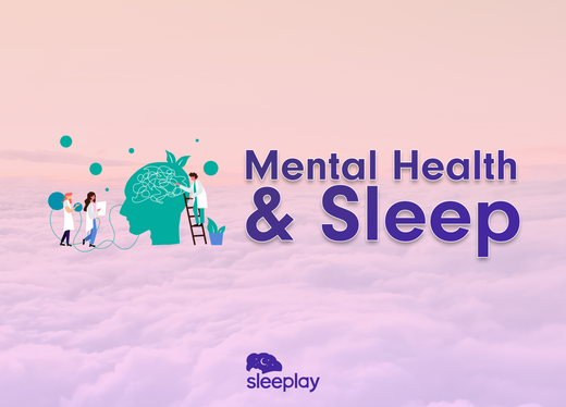 text saying mental health and sleep