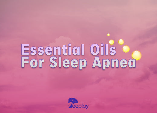 text saying essential oils for sleep apnea