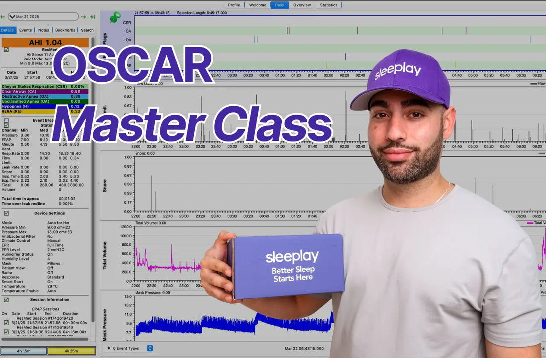 How to Read OSCAR CPAP Charts: AHI, Leaks, Flow & Pressure