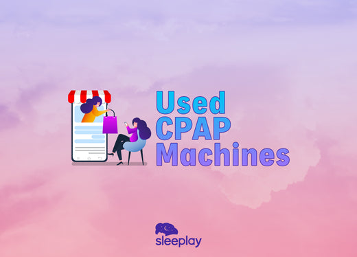 cartoon women shopping for used CPAP machines