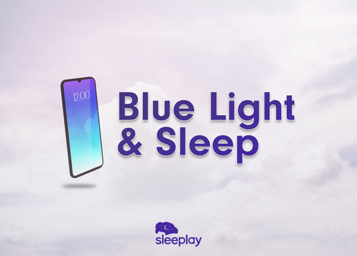 text saying blue light and sleep
