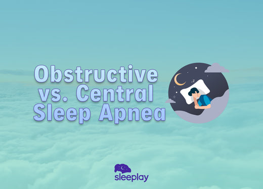 text saying obstructive vs. central sleep apnea