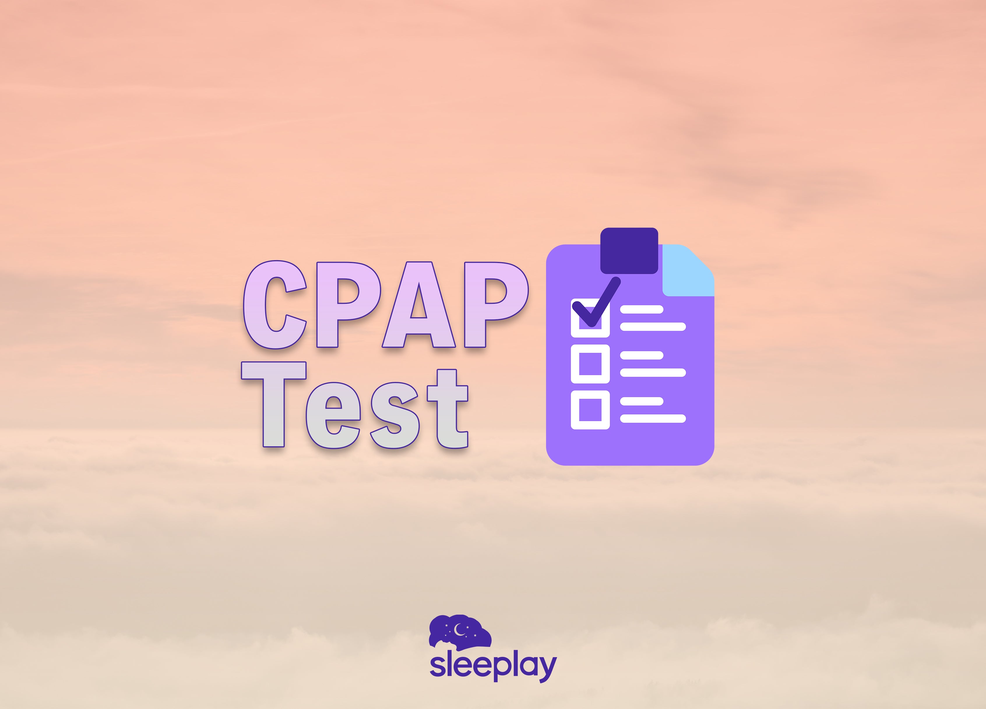 text saying CPAP test