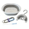 CPAP Clean Start Kit - wash basin, brush set, and hose hanger