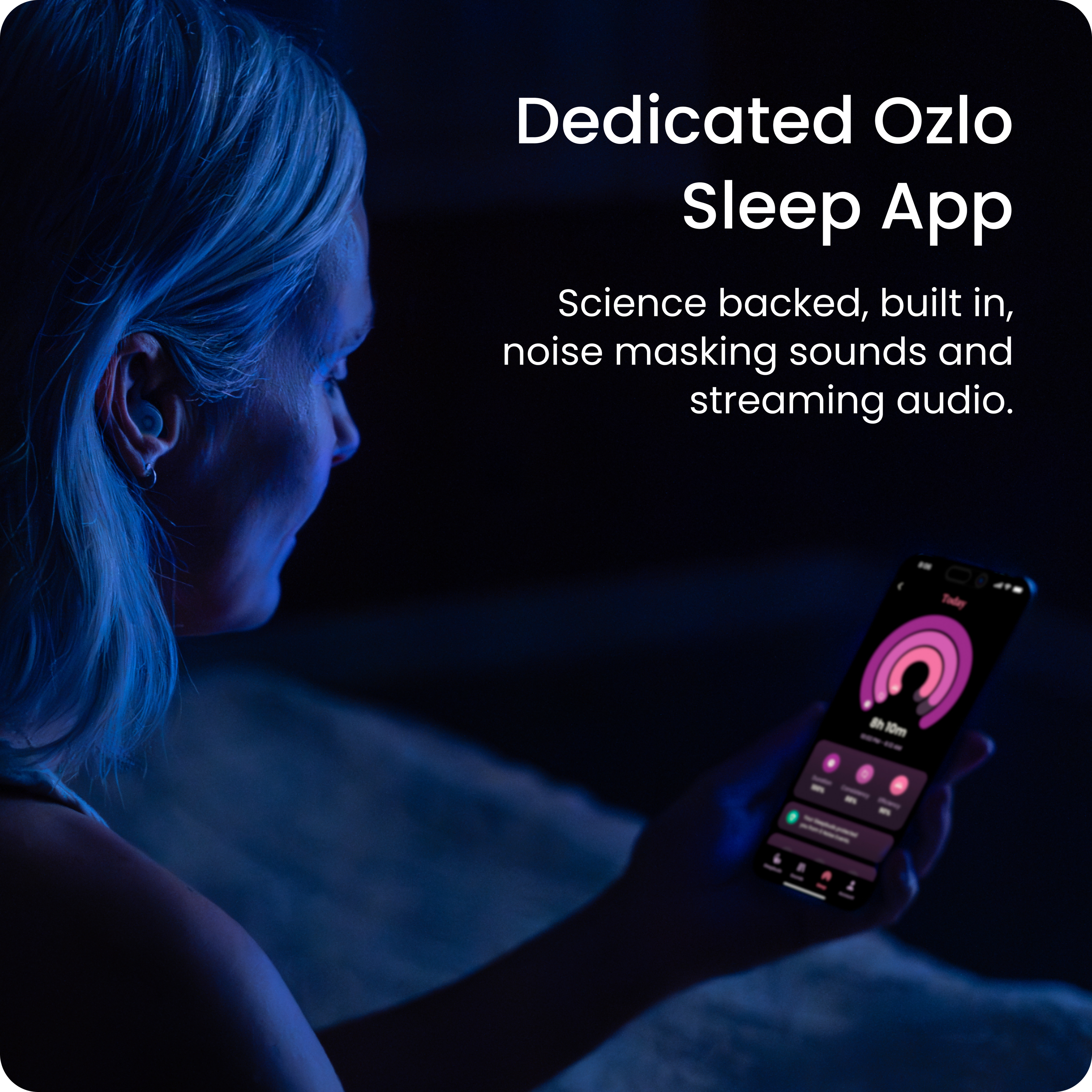 Ozlo Sleepbuds® -  Advanced Noise-Masking Sleep Earbuds