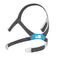 Adjustable headgear of the ResMed AirFit F40 Full Face CPAP Mask for a comfortable and secure fit during sleep apnea therapy.