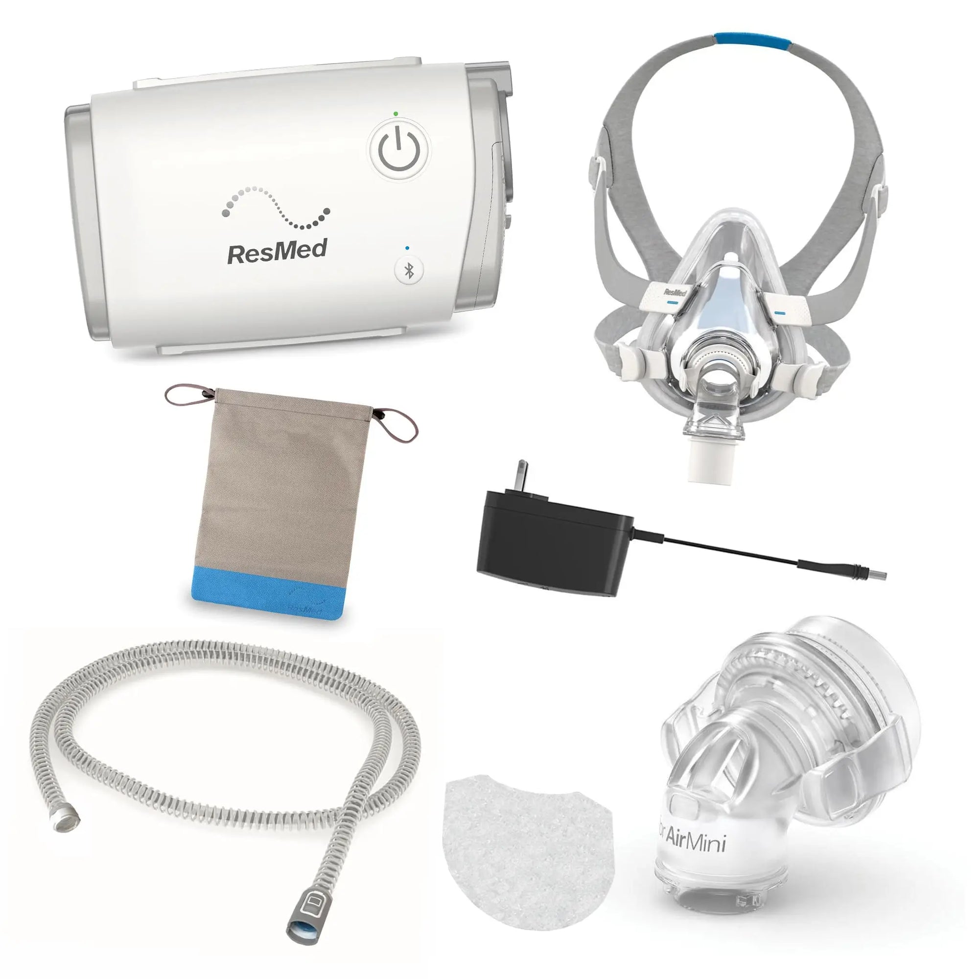 AirMini Travel Bundle with AirTouch F20 CPAP Mask.