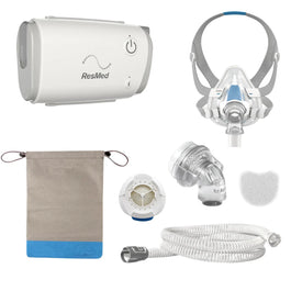 AirMini Travel CPAP Machine with AirFit F20 CPAP Mask Bundle
