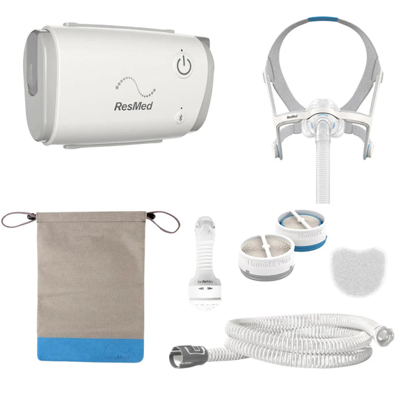 AirMini Autoset Travel CPAP Machine with AirFit N20 CPAP Mask Bundle