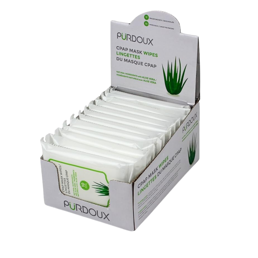 Purdoux CPAP Mask Wipes Lingettes