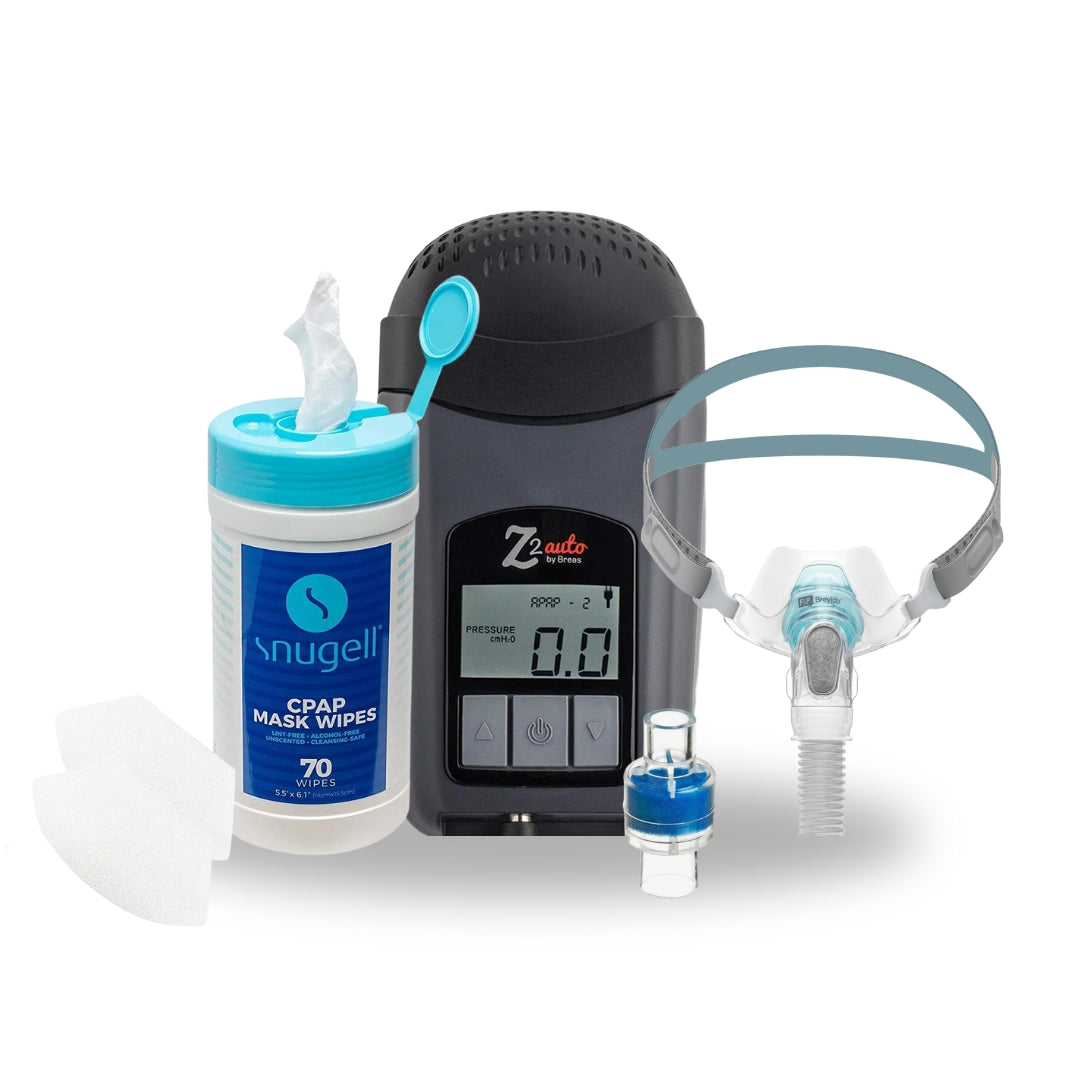 Breas Z2 Auto Travel CPAP Machine Brevida Bundle