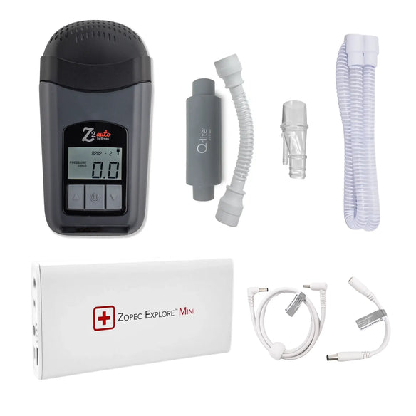 Breas Z2 Auto CPAP Machine & Zopec Mini Battery Bundle