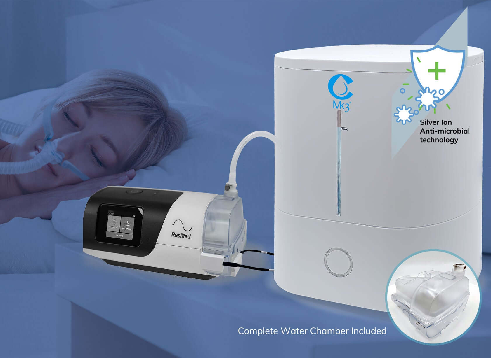 CSpring MK3 CPAP Humidifier Water Chamber Refilling System