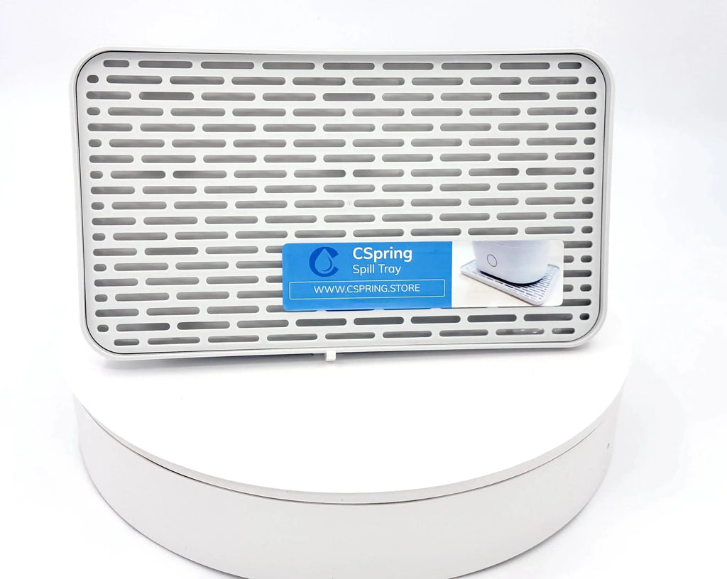 Spill protection tray for CPAP Machine & CSpring
