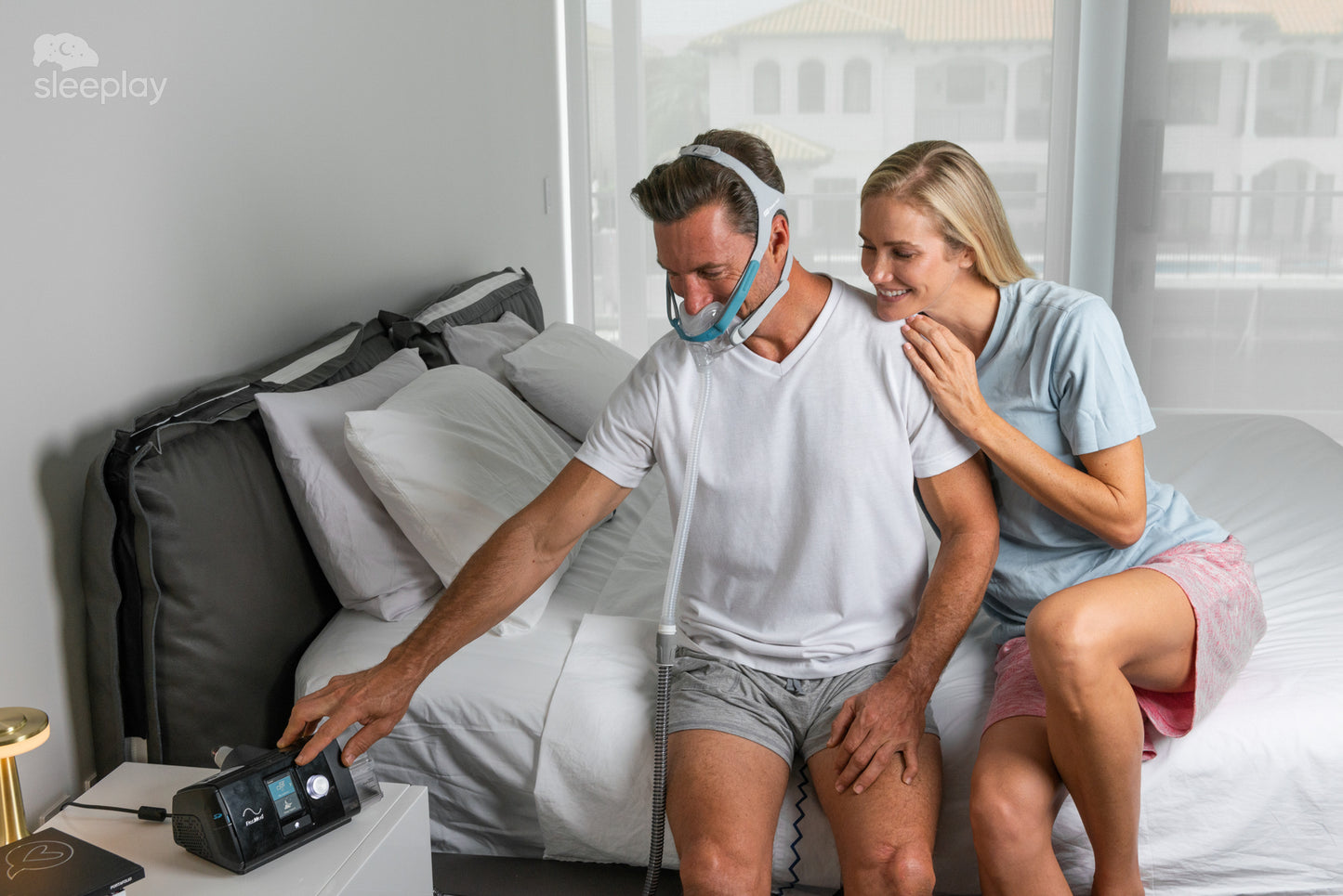 Using the AirSense 10 with Evora Full Face mask.