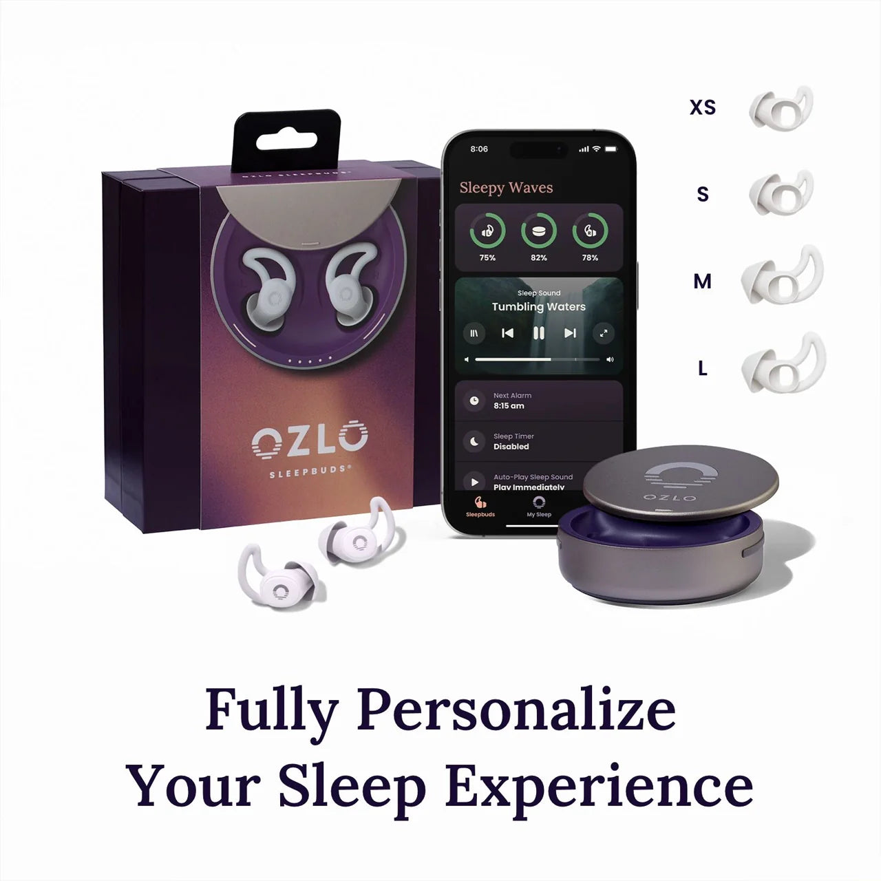 Ozlo Sleepbuds Earbuds for Sleeping with Noise Masking