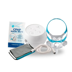 Transcend Micro Travel CPAP Machine Evora Full Face Mask Bundle