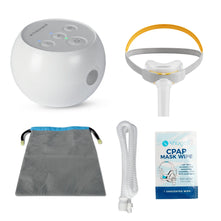 Transcend Micro Travel CPAP Machine Solo Nasal Mask Bundle