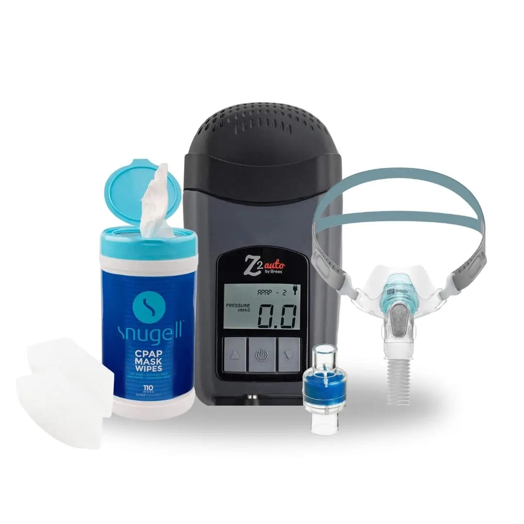 Breas Z2 Auto Travel CPAP Machine Brevida Bundle