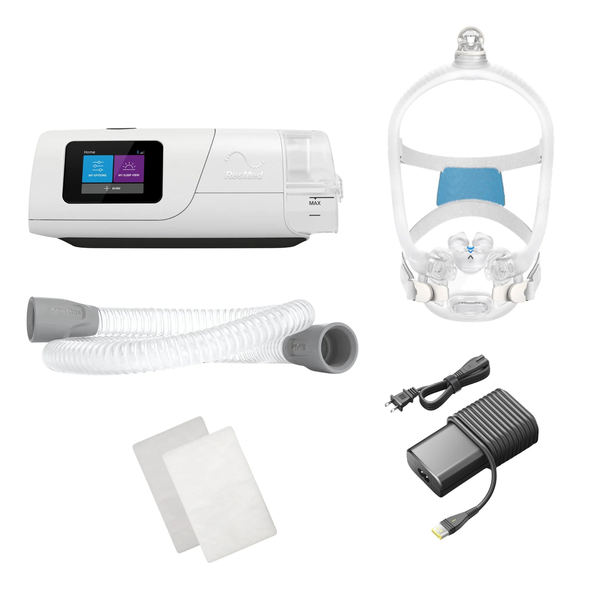 AirCurve 11 VAuto BiPAP Machine with AirFit X30i Full Face Mask Bundle