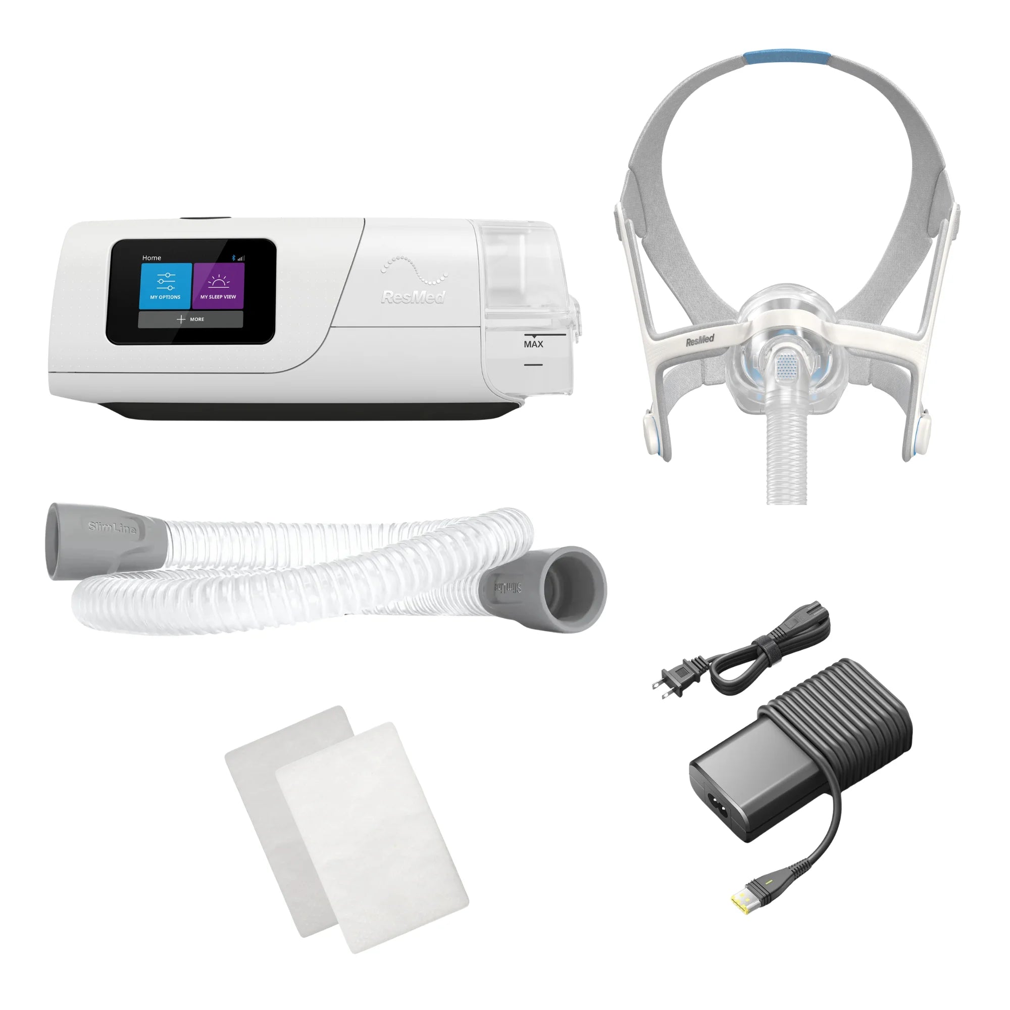 AirCurve 11 VAuto BiPAP Machine + AirTouch N20 Nasal Mask Bundle