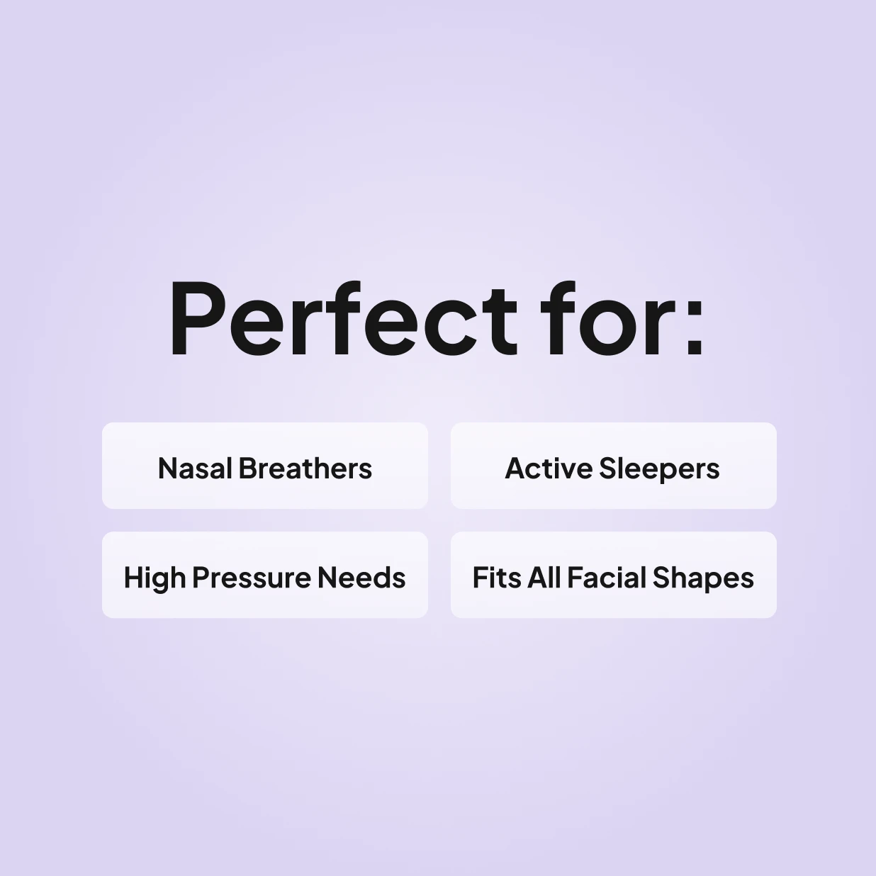 ResMed AirFit N20 nasal CPAP mask is perfect for nasal breathers, active sleepers, high pressure needs, and all facial shapes.