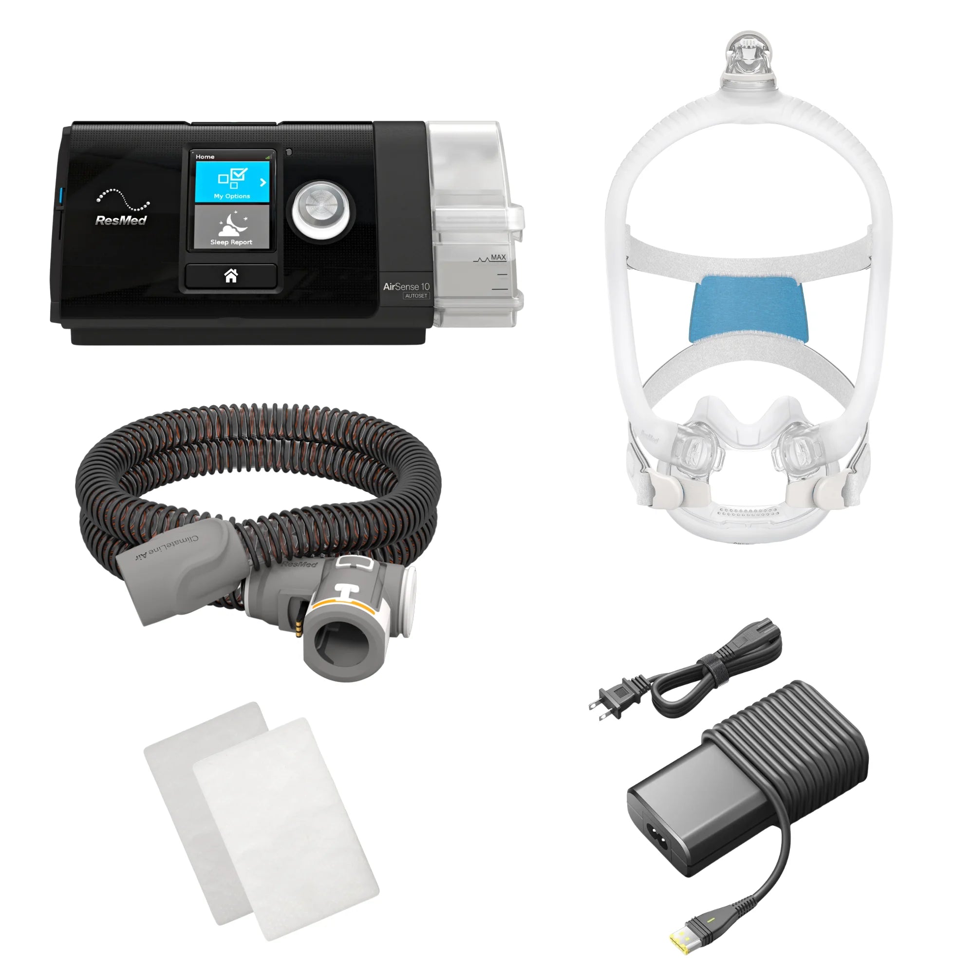 AirSense 10 AutoSet Bundle with AirFit F30i Full Face CPAP Mask