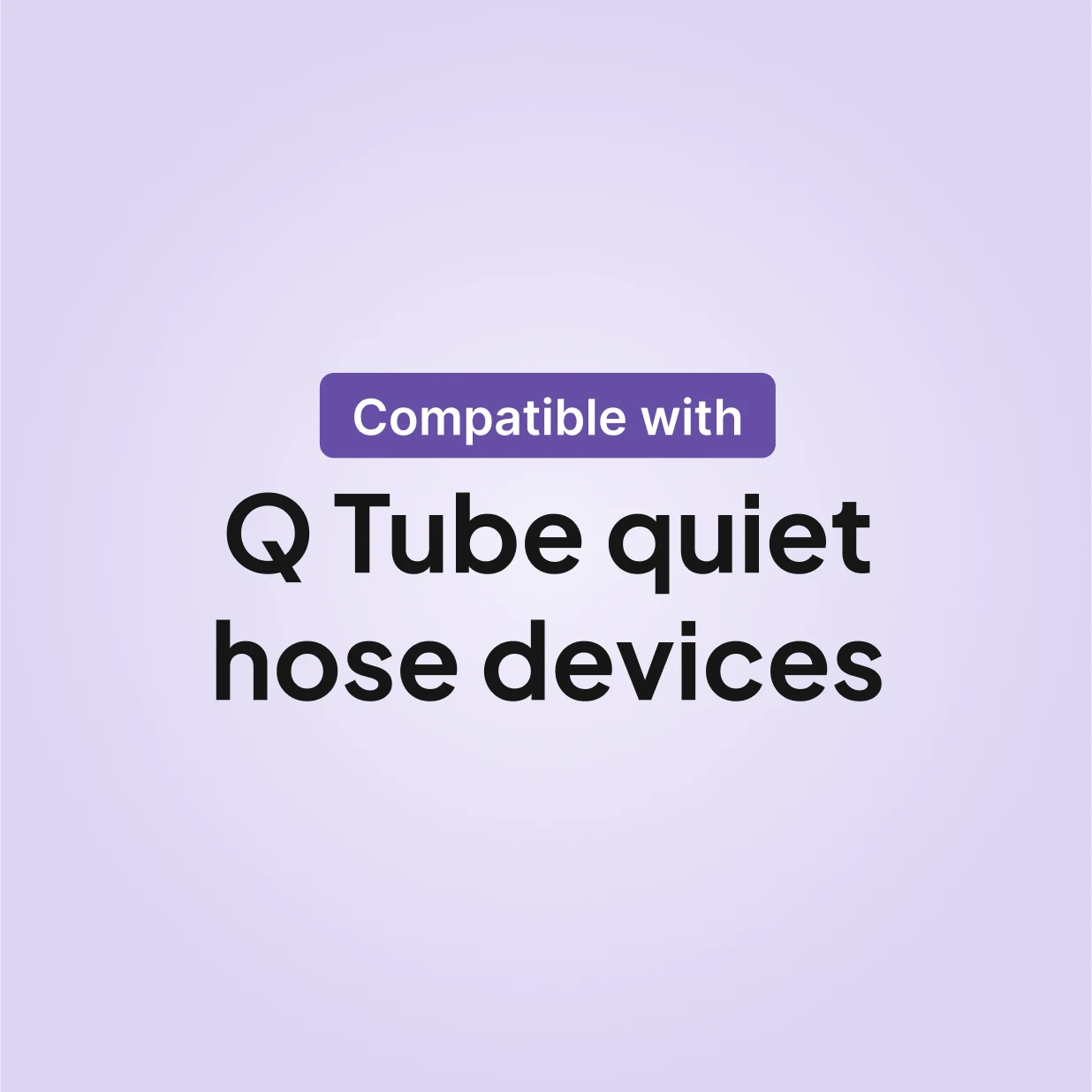 Breas Q Tube Replacement Kit compatible with Q Tube quiet hose devices.