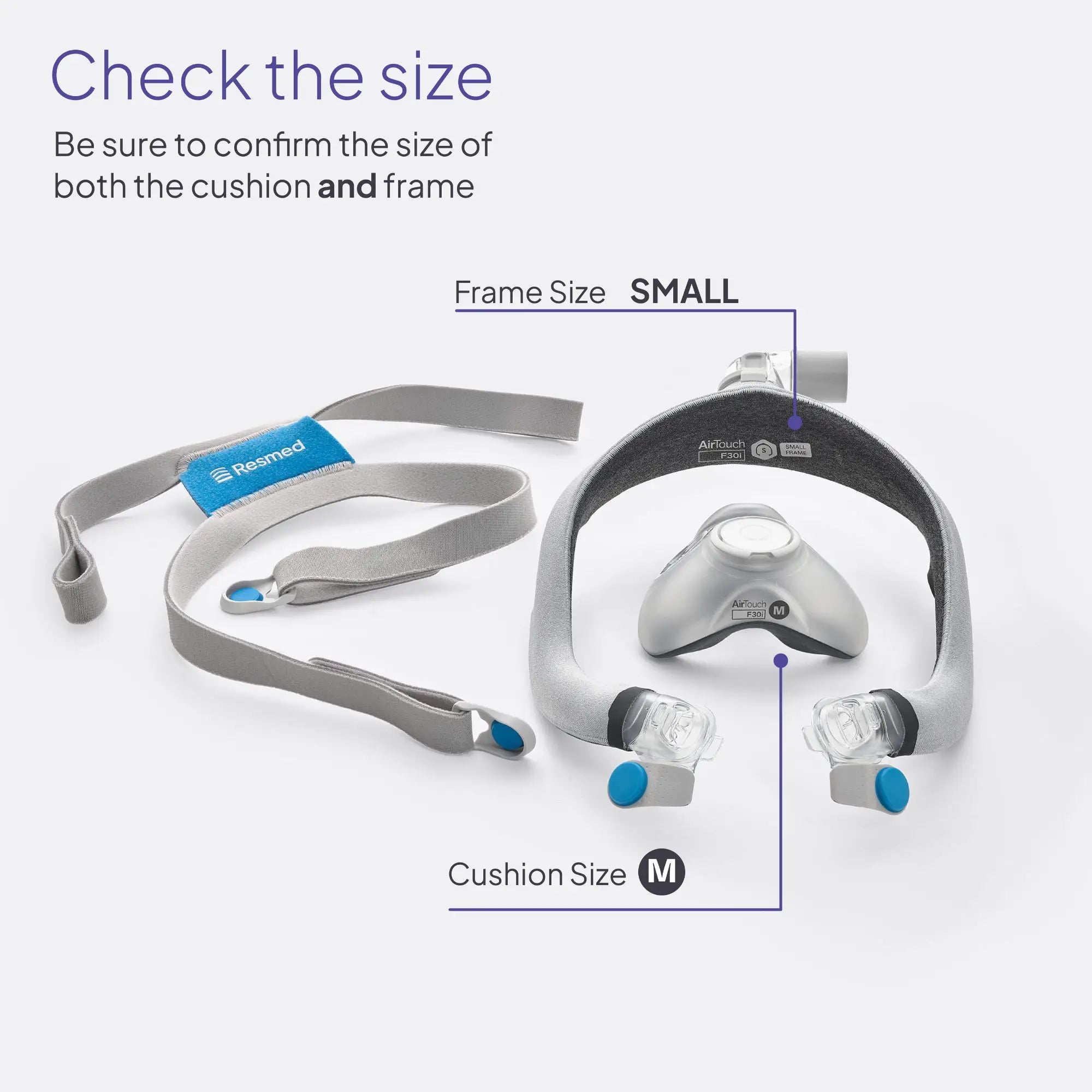 ResMed AirTouch F30i Comfort Full Face CPAP Mask