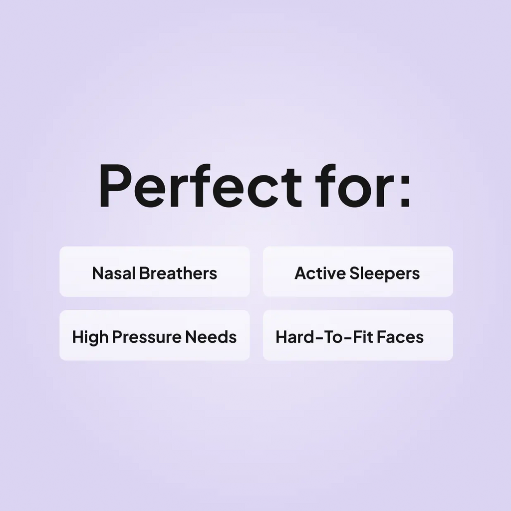 ComfortGel Blue Nasal CPAP Mask for nasal breathers, active sleepers, high pressure