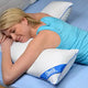 L Shaped Body Pillow Contour for stomach sleepers