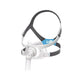 Close-up of the comfortable headgear of ResMed AirFit F40 Full Face Mask for sleep apnea patients with CPAP machines