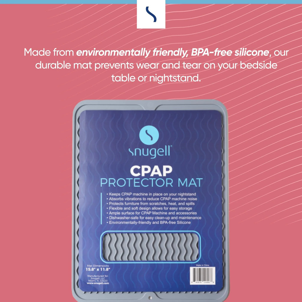 CPAP Nightstand Protector Mat for CPAP & BiPAP Machines bpa free silicone