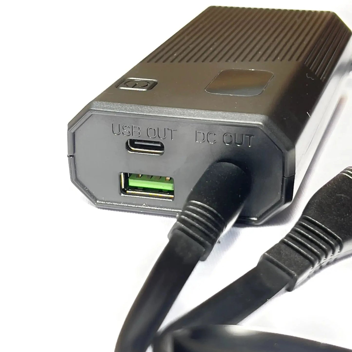 Close-up of the DC Power Cord for ResMed AirMini, showcasing its robust design and secure connection.