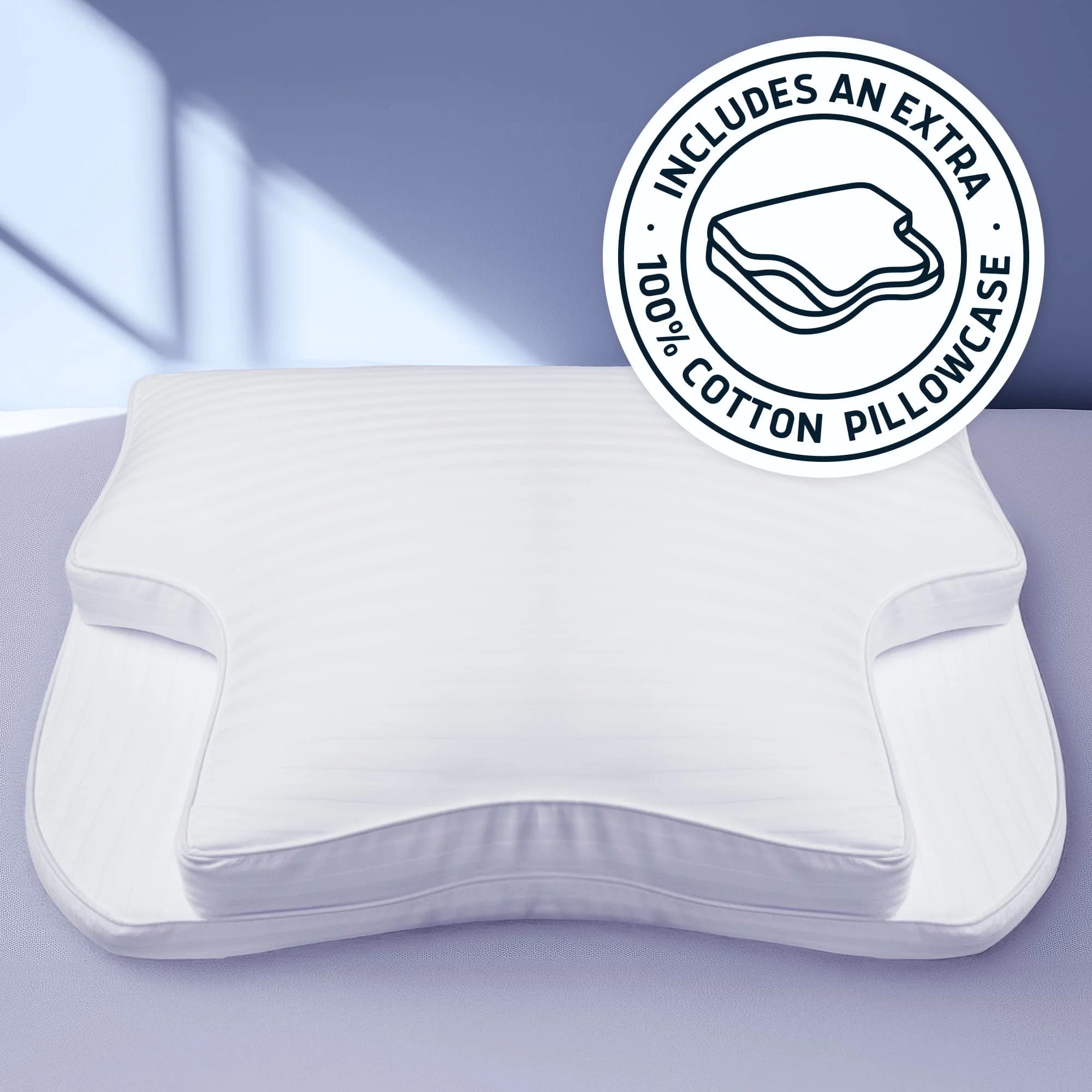 Down Alternative Parkin CPAP Pillow by Lunderg, view 12