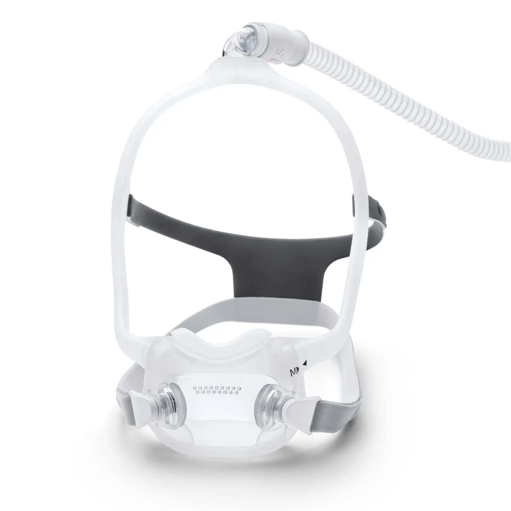 top-of-head tubing design DreamWear Full Face CPAP Mask with Headgear
