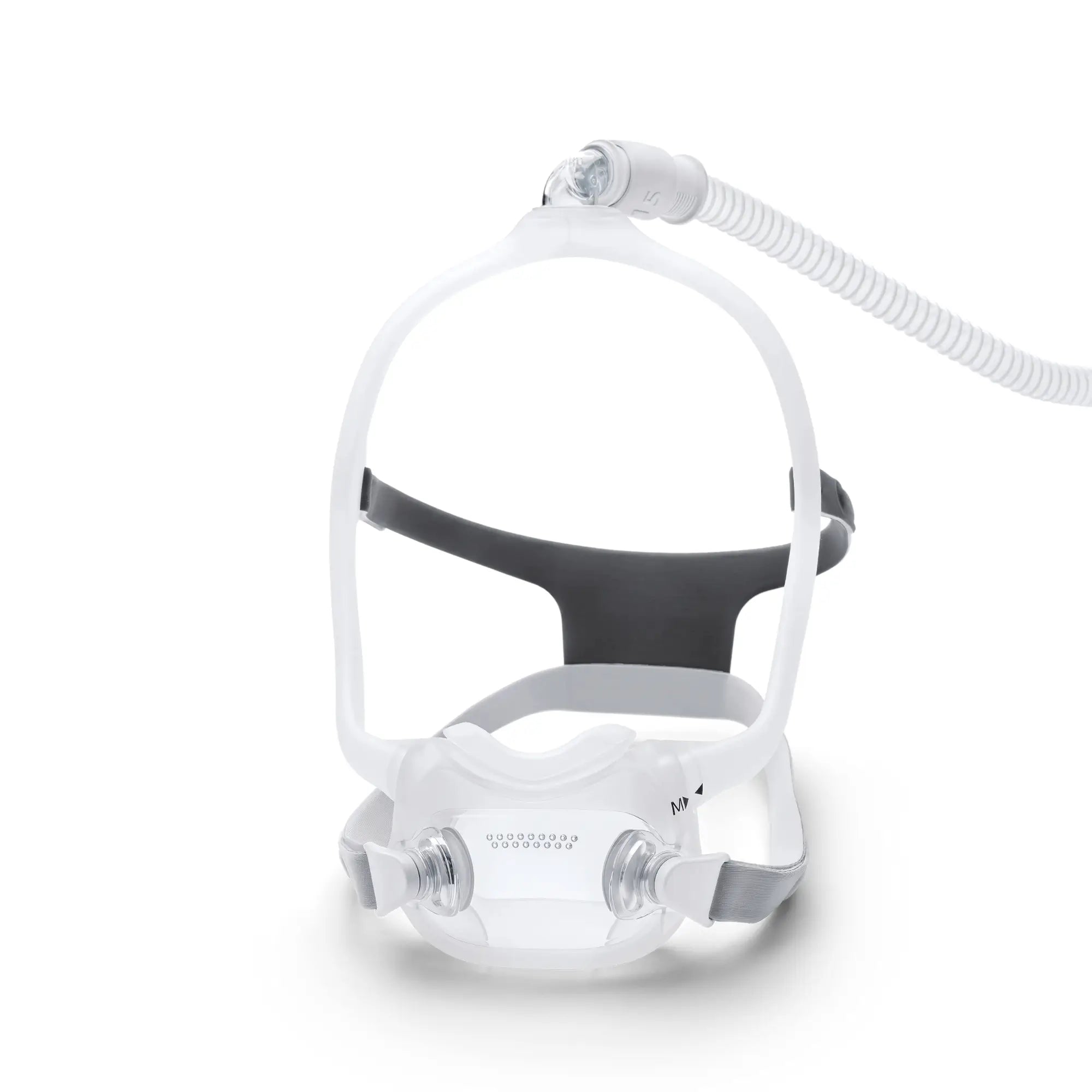 top-of-head tubing design DreamWear Full Face CPAP Mask with Headgear