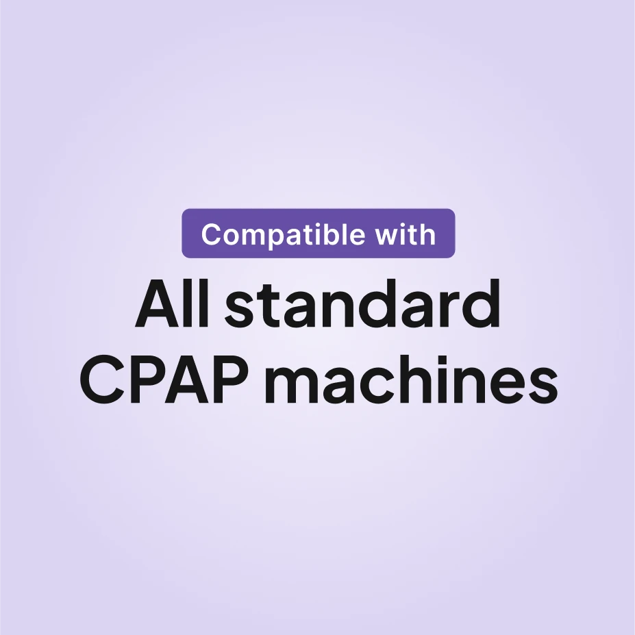 DreamWear Nasal CPAP Mask is compatible with all standard CPAP machines