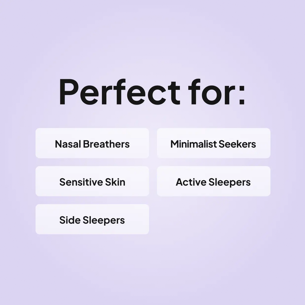 F&P Nova Nasal CPAP & BiPAP Mask for nasal breather, sensitive skin, active and side sleepers