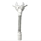 F&P Pilairo Q nasal pillow mask replacement frame, front view with short corrugated tube and swivel