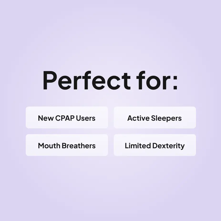 F&P Simplus Full Face CPAP Mask for new cpap users, active sleepers, mouth breathers