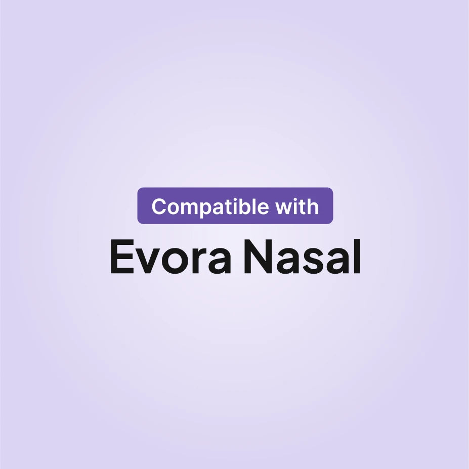 Fisher and Paykel Evora nasal CPAP mask compatibility infographic for cushion replacement