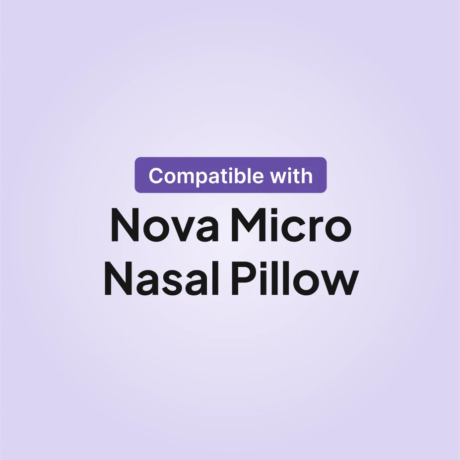 Fisher and Paykel Nova Micro nasal pillow CPAP mask compatibility infographic for cushion replacement