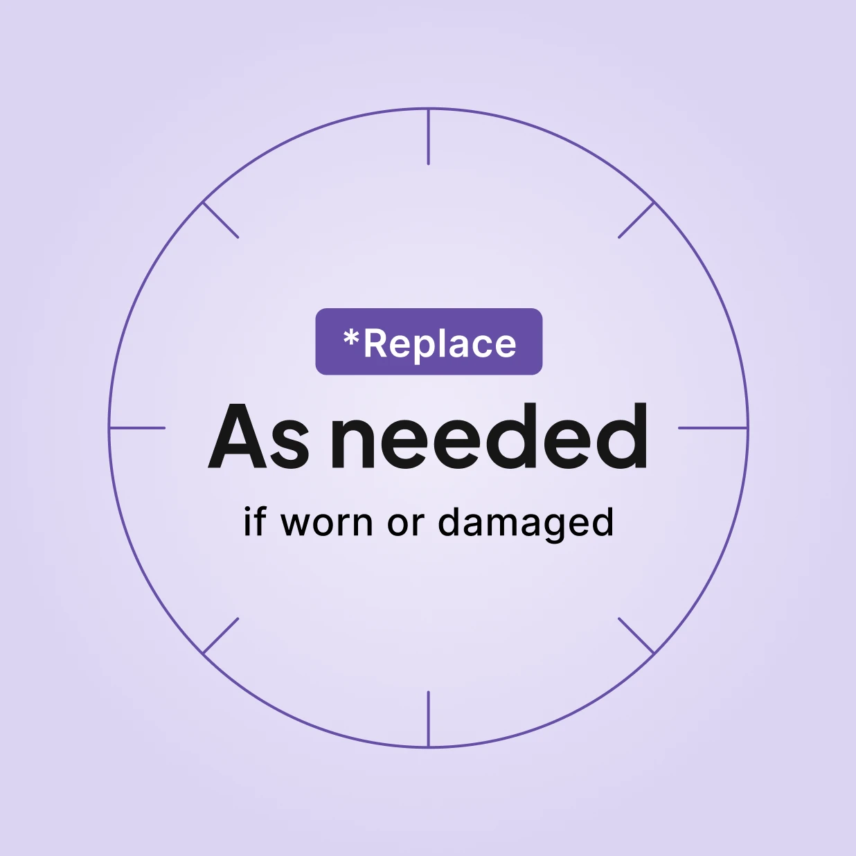 Fisher and Paykel SleepStyle Carry Case replacement schedule: replace as needed, if worn or damaged.